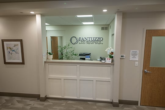 Office reception desk